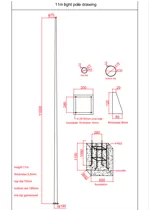 11M Solar Street Light Pole Cone 70-190 Specications.pdf 11M Solar Street Light Pole Cone 70-190 Specications.pdf