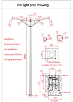 6M Solar konische Pole Doppel arm Hoop Specications.pdf 6M Solar konische Pole Doppel arm Hoop Specications.pdf