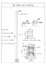 8M Solar Street Light Pole Cone 60-140 Specications.pdf 8M Solar Street Light Pole Cone 60-140 Specications.pdf