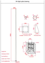 9M Solar Street Light Pole Cone 60-170 Specications.pdf 9M Solar Street Light Pole Cone 60-170 Specications.pdf