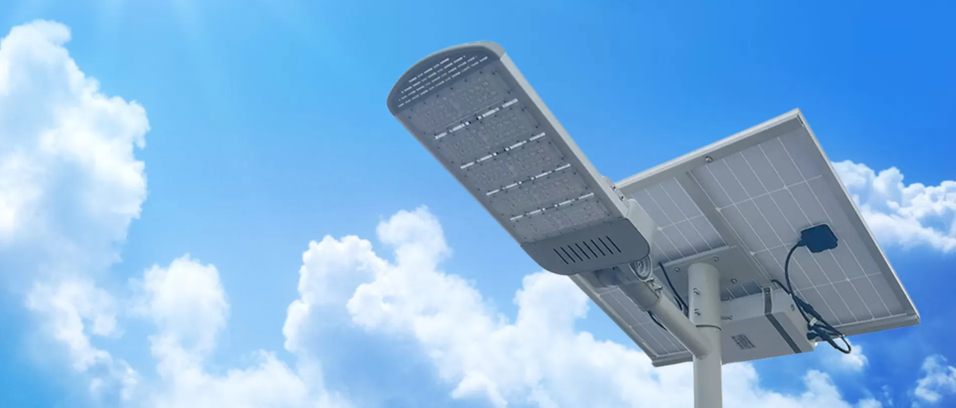 Split Solar Straßen laterne